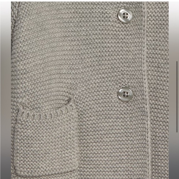 Gap Baby Bear Garter Cardigan gray 18/24m - Picture 6 of 6